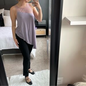 Free People Asymmetrical Lilac Purple Top